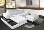 Луксозен ъглов диван с функция сън № 16