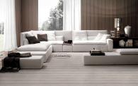 Дизайнерски диван с гъши пух, миеща се дамаска 184