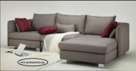 Ъглов диван с естествена кожа 309