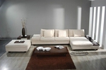 Ъглов диван в бяло или екрю по поръчка  № 338