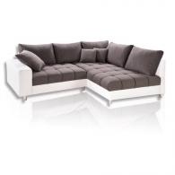 Ъглов диван с лежанка  два цвята по поръчка № 903 