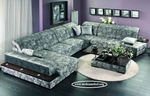 Цветен Пе-образен диван с мемори пяна 319