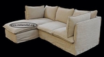 Ъглов диван с гъши пух по поръчка № 418