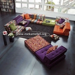 Модулен цветен диван с гъши пух 425
