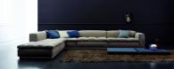 Луксозен диван с гъши пух,водоустойчива дамаска B5