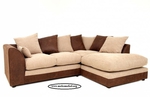 Ъглов диван със силиконов пух по поръчка № 31